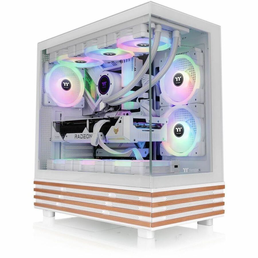 Alternate-Image1 Image for Thermaltake View 270 Plus WS ARGB Snow Mid Tower Chassis