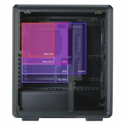 Alternate-Image2 Image for Cooler Master Premium Modular ATX Case MasterFrame 500 Mesh