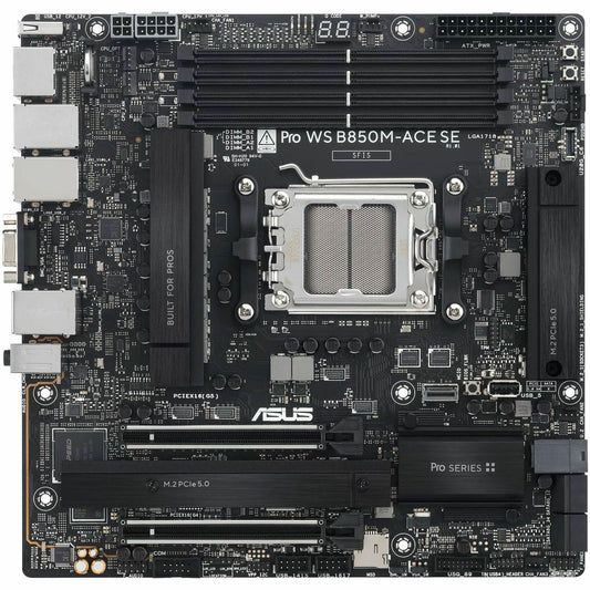 Main Image for Asus WS B850M-ACE SE Workstation Motherboard - AMD B850 Chipset - Socket AM5 - Micro ATX