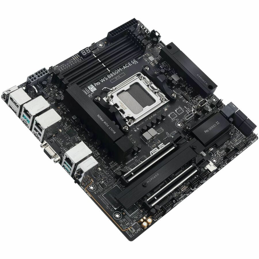 Alternate-Image3 Image for Asus WS B850M-ACE SE Workstation Motherboard - AMD B850 Chipset - Socket AM5 - Micro ATX
