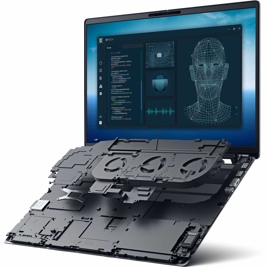 Alternate-Image6 Image for Dell Pro Max Plus MB18250 18" Mobile Workstation - QHD+ - 120 Hz - Intel Core Ultra 7 265HX - vPro Technology - 64 GB - 1 TB SSD - English (US) Keyboard - Magnetite