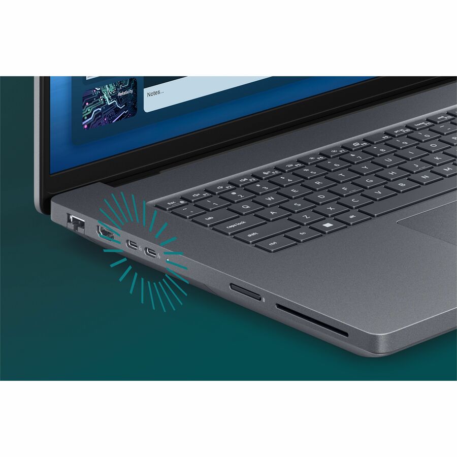 Alternate-Image8 Image for Dell Pro Max Plus MB18250 18" Mobile Workstation - QHD+ - 120 Hz - Intel Core Ultra 7 265HX - vPro Technology - 64 GB - 1 TB SSD - English (US) Keyboard - Magnetite