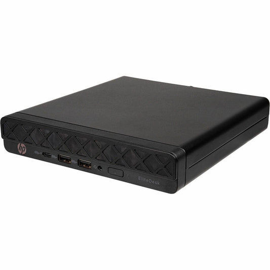 Main Image for HP EliteDesk 8 G1a Desktop Computer - AMD Ryzen 5 220 - 16 GB - 512 GB PCI Express NVMe 4.0 x4 SSD - Mini PC - Jack Black