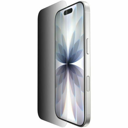 Main Image for Belkin InvisiGlass Privacy Filter Screen Protector for iPhone 17 / iPhone 16 Pro, Gen 2 Black, Transparent