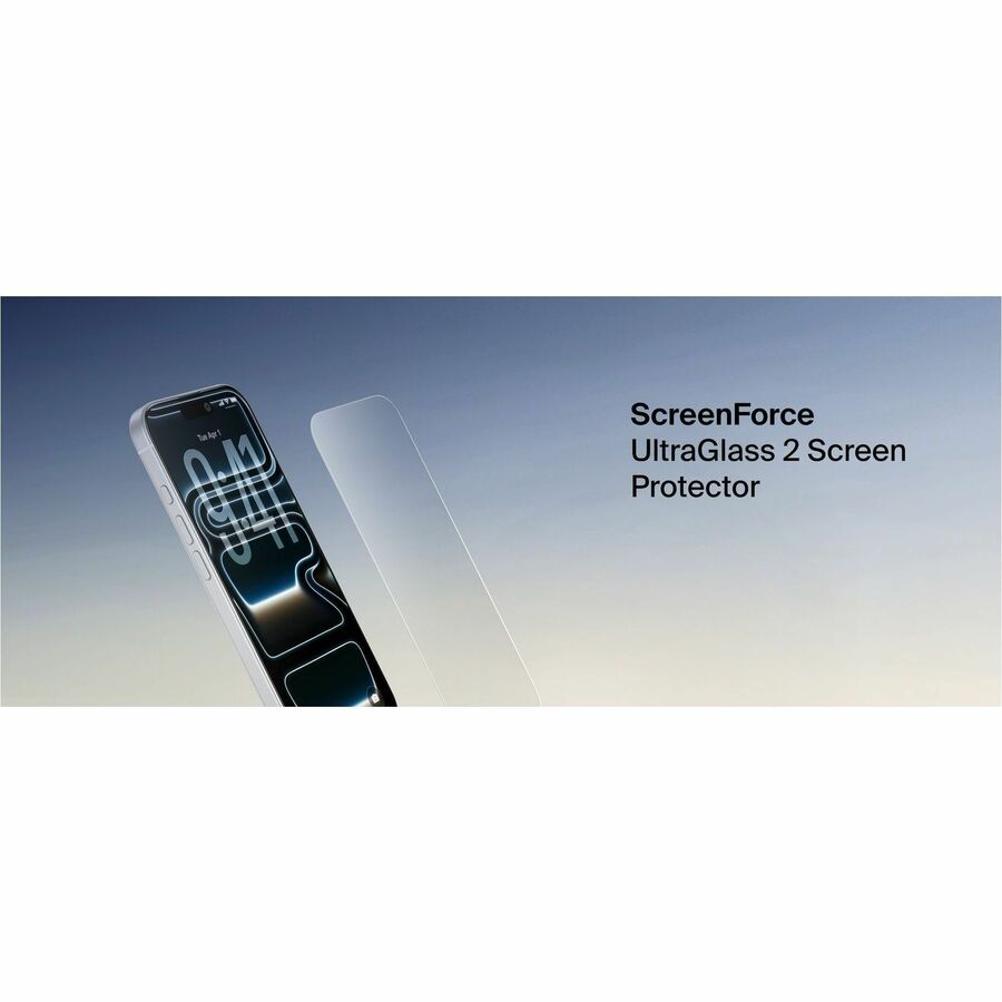Alternate-Image2 Image for Belkin UltraGlass 2 Screen Protector For iPhone 17 Pro Clear