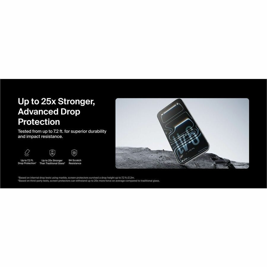 Alternate-Image4 Image for Belkin UltraGlass 2 Screen Protector For iPhone 17 Pro Clear