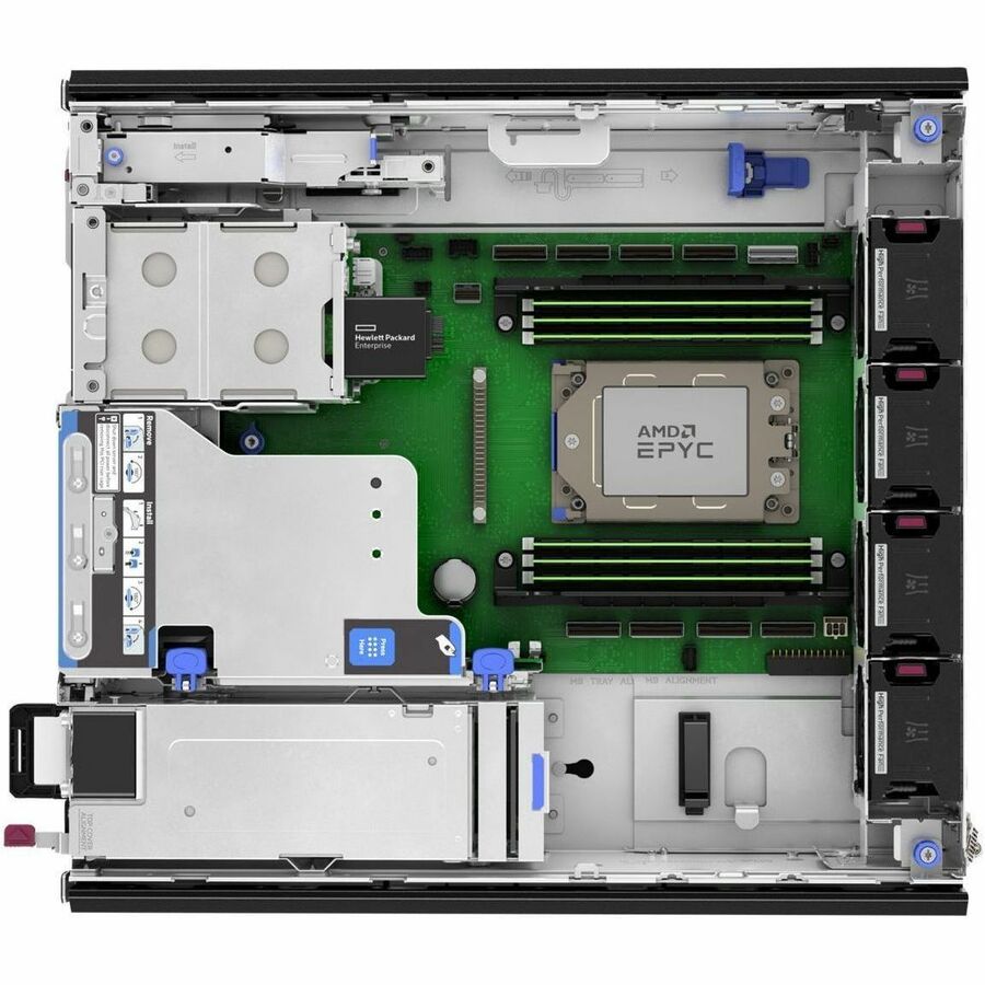 Alternate-Image2 Image for HPE ProLiant DL145 Gen11 2U Rack Server - 1 x AMD EPYC 8024P 2.40 GHz - 16 GB RAM - 480 GB SSD - (1 x 480GB) SSD Configuration - Serial ATA/600 Controller