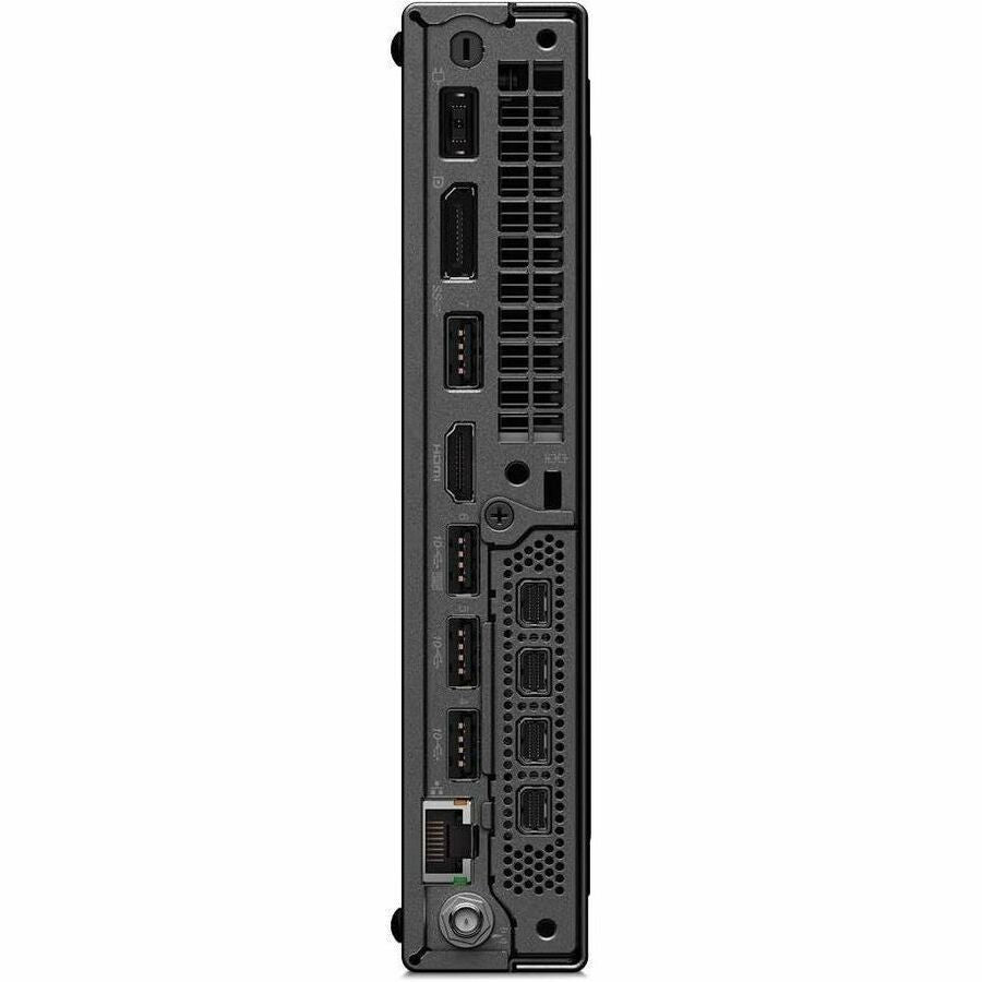 Rear Image for Lenovo ThinkStation P3 Gen 2 30K50057US Workstation - 1 x Intel Core Ultra 7 265 - 16 GB - 512 GB SSD - Tiny - Black