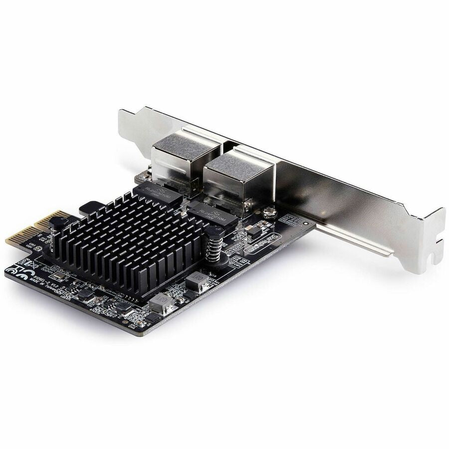 Alternate-Image1 Image for StarTech.com 2-Port 5G Gigabit PCIe Network Adapter Card, 5G/2.5G/1G/100M/10M, PCI Express NIC, Realtek RTL8126, Windows & Linux, TAA