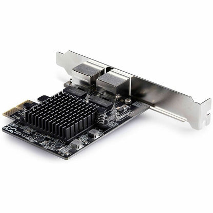 Alternate-Image1 Image for StarTech.com 2-Port 5G Gigabit PCIe Network Adapter Card, 5G/2.5G/1G/100M/10M, PCI Express NIC, Realtek RTL8126, Windows & Linux, TAA