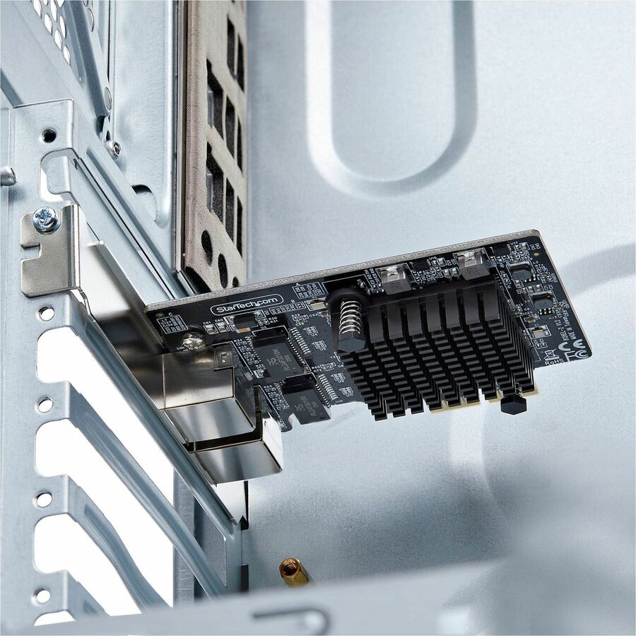 Alternate-Image6 Image for StarTech.com 2-Port 5G Gigabit PCIe Network Adapter Card, 5G/2.5G/1G/100M/10M, PCI Express NIC, Realtek RTL8126, Windows & Linux, TAA