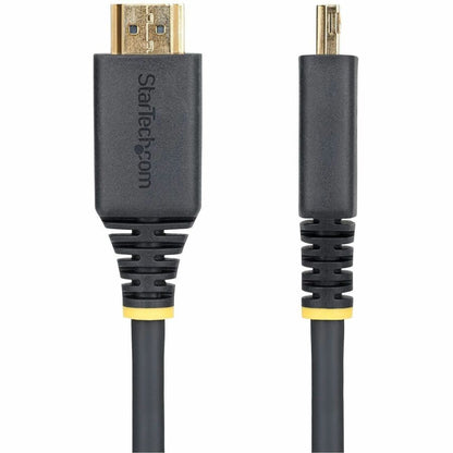 Alternate-Image2 Image for StarTech 3m (10ft) High Speed HDMI Cable with Gripping Connectors, 4K 60Hz/1440p 144Hz, 18Gbps, UHD HDMI Cord, TPE Jacket