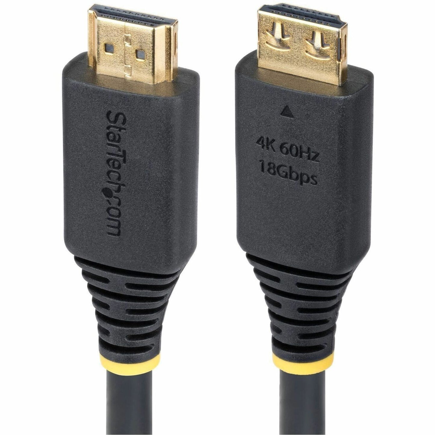 Main Image for StarTech 30cm (1ft) High Speed HDMI Cable with Gripping Connectors, 4K 60Hz/1440p 144Hz, 18Gbps, UHD HDMI Cord, TPE Jacket