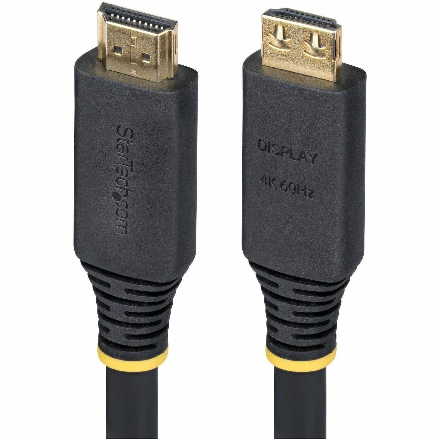 Main Image for StarTech 10m (33ft) Active High Speed HDMI Cable with Gripping Connectors, 4K 60Hz/1440p 144Hz, 18Gbps, HDMI Cord, TPE Jacket