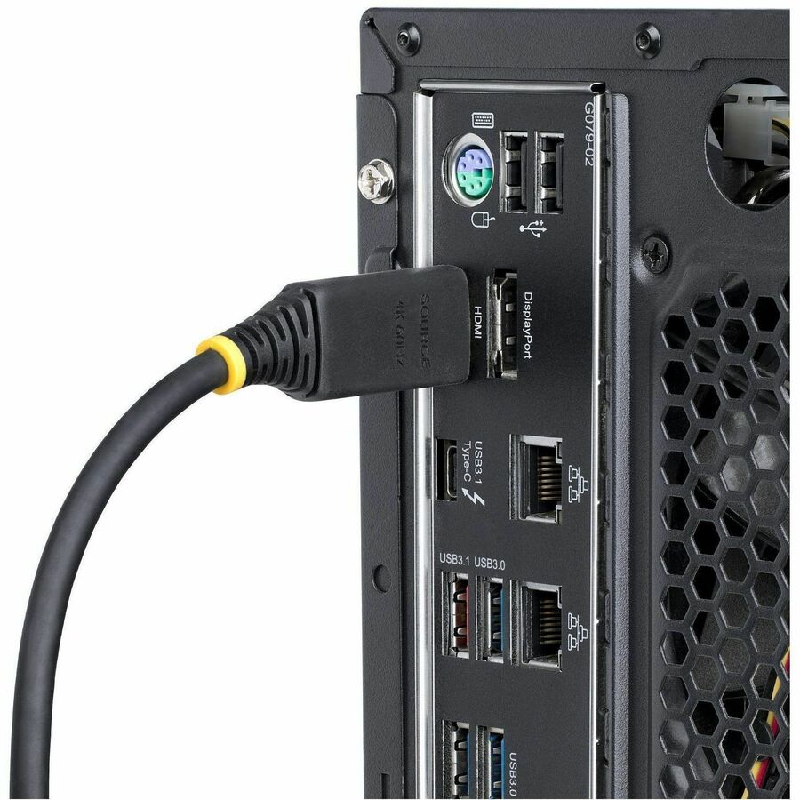 Alternate-Image3 Image for StarTech 10m (33ft) Active High Speed HDMI Cable with Gripping Connectors, 4K 60Hz/1440p 144Hz, 18Gbps, HDMI Cord, TPE Jacket