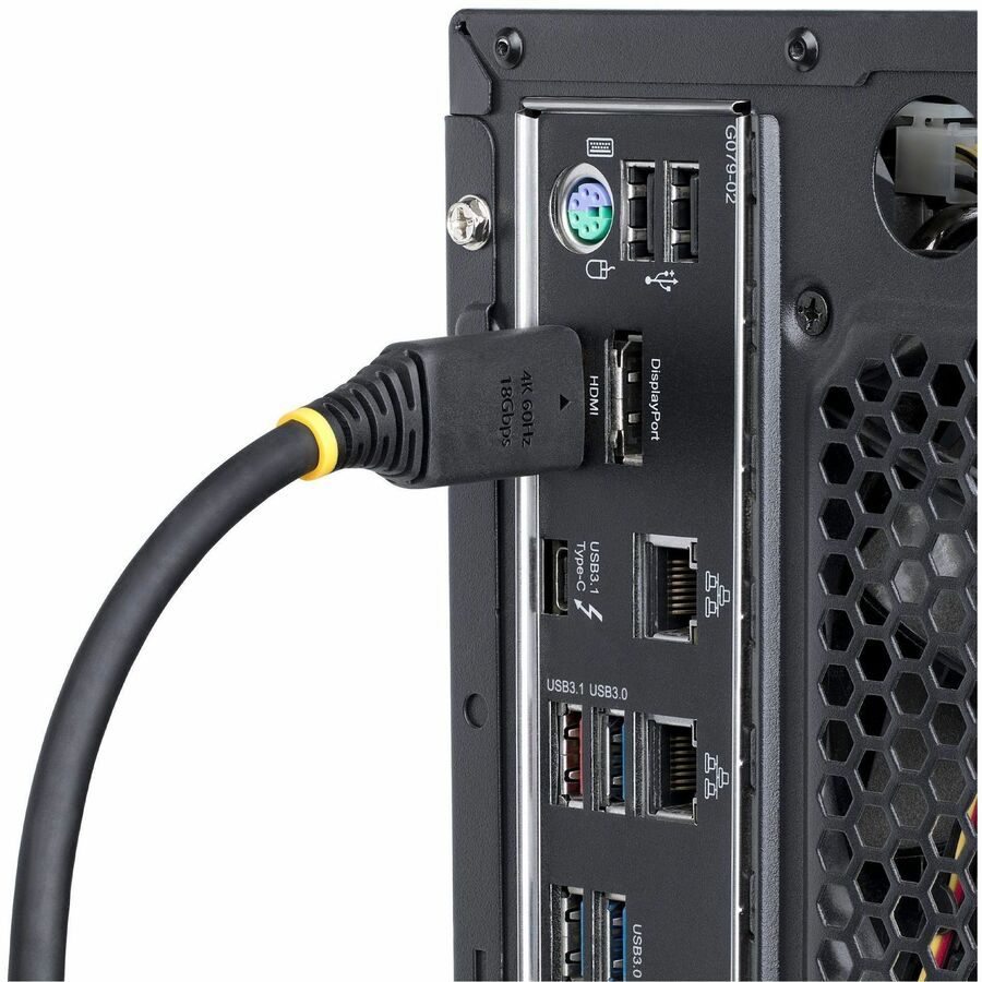 Alternate-Image8 Image for StarTech 7m (23ft) High Speed HDMI Cable with Gripping Connectors, 4K 60Hz/1440p 144Hz, 18Gbps, UHD HDMI Cord, TPE Jacket