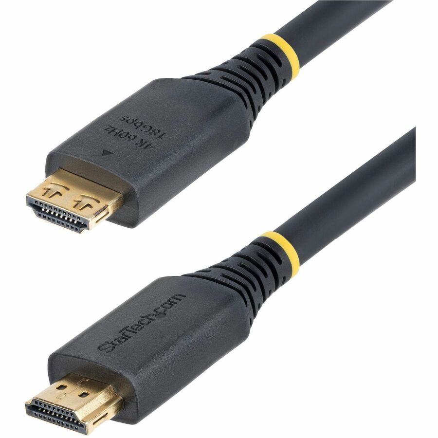 Alternate-Image1 Image for StarTech 7m (23ft) High Speed HDMI Cable with Gripping Connectors, 4K 60Hz/1440p 144Hz, 18Gbps, UHD HDMI Cord, TPE Jacket