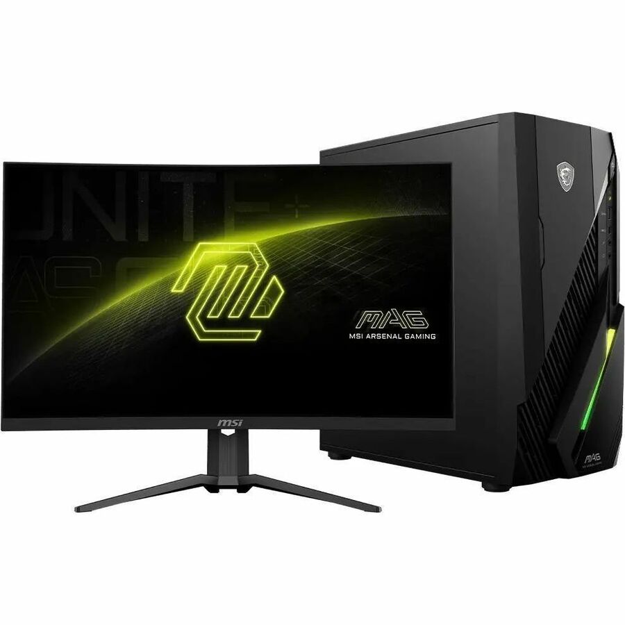 Alternate-Image1 Image for MSI MAG 274CF X24 27" Class Full HD Curved Screen Gaming LCD Monitor - 16:9 - Metallic Black