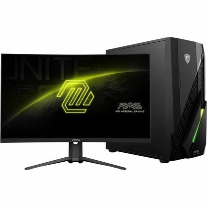 Alternate-Image1 Image for MSI MAG 274CF X24 27" Class Full HD Curved Screen Gaming LCD Monitor - 16:9 - Metallic Black