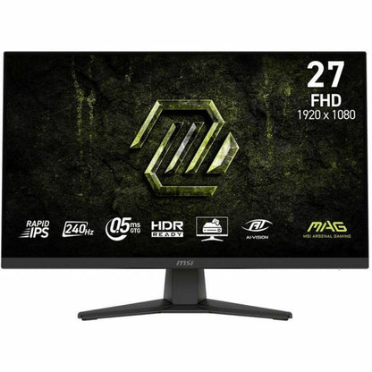 Front Image for MSI MAG 272F X24 27" Class Full HD Gaming LCD Monitor - 16:9 - Metallic Black