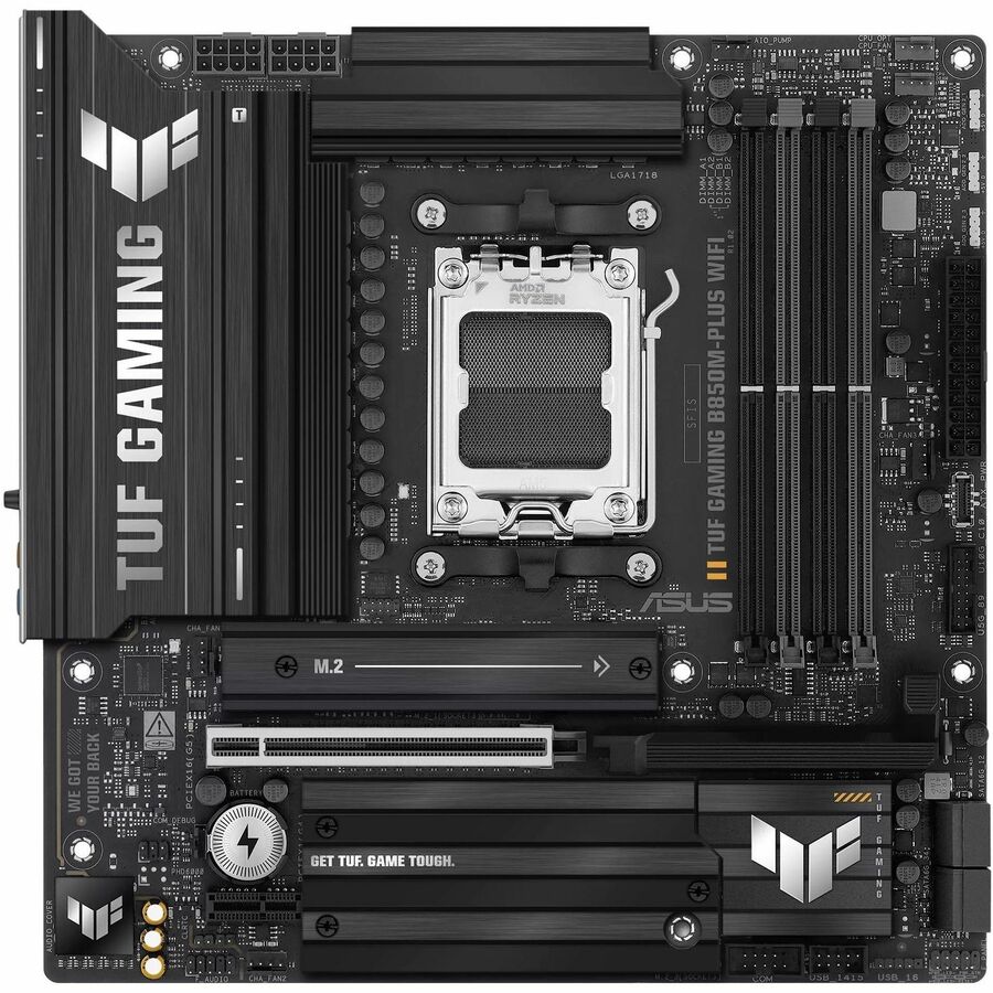 Alternate-Image8 Image for TUF B850M-PLUS WIFI7 Gaming Desktop Motherboard - AMD B850 Chipset - Socket AM5 - Micro ATX