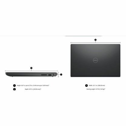 Alternate-Image6 Image for Dell Pro 15 Essential PV15250 15.6" Notebook - Full HD - 120 Hz - Intel Core i5 13th Gen i5-1334U - 16 GB - 512 GB SSD - English (US) Keyboard - Carbon Black