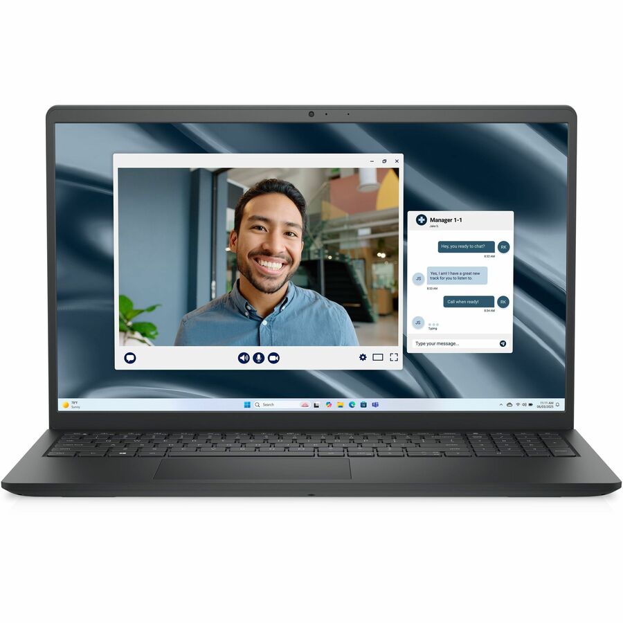 Alternate-Image3 Image for Dell Pro 15 Essential PV15255 15.6" Notebook - Full HD - 120 Hz - AMD Ryzen 5 7520U - 8 GB - 512 GB SSD - English (US) Keyboard - Carbon Black