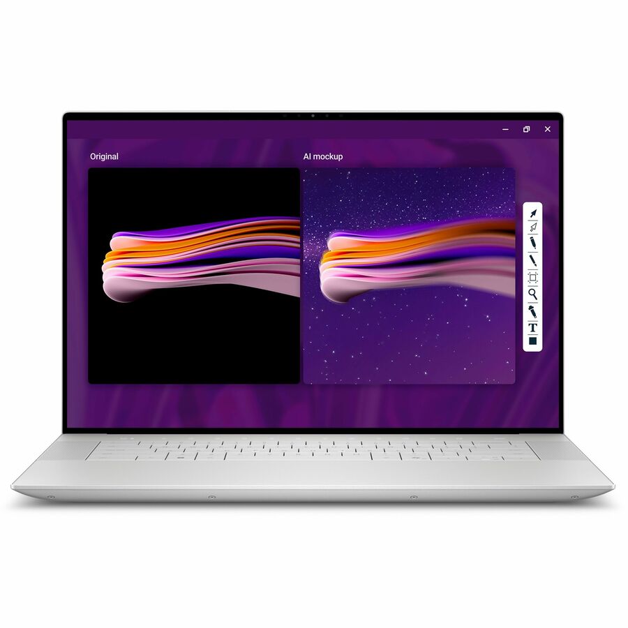 Alternate-Image3 Image for Dell 16 Premium DA16250 16.3" Notebook - 2K - 120 Hz - Intel Core Ultra 7 255H - Intel Evo Platform - 32 GB - 1 TB SSD - English Keyboard - Platinum