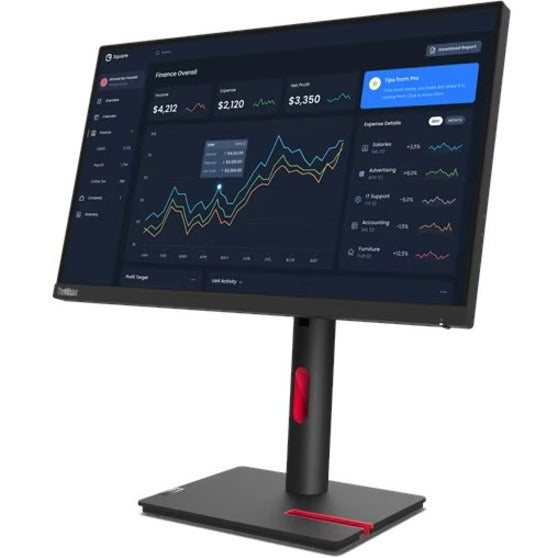 Alternate-Image3 Image for Lenovo ThinkVision T22i-30 22" Class Full HD LED Monitor - 16:9 - Raven Black