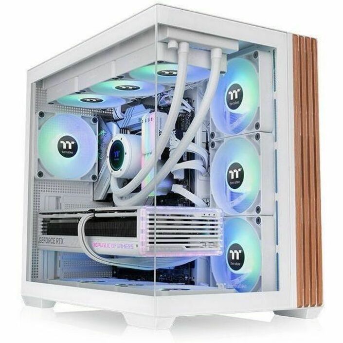 Alternate-Image3 Image for Thermaltake View 380 WS ARGB Snow Mid Tower Chassis