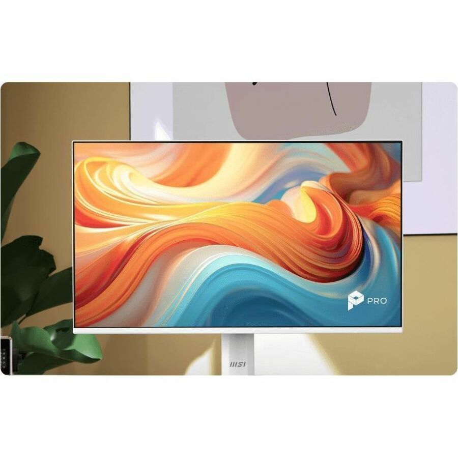 Alternate-Image7 Image for MSI PRO MP243W E14 - PRO MP243WE14 - Business Productivity Monitor White - 23.8" IPS FHD 144Hz Adaptive-Sync Display - HDMI - VGA