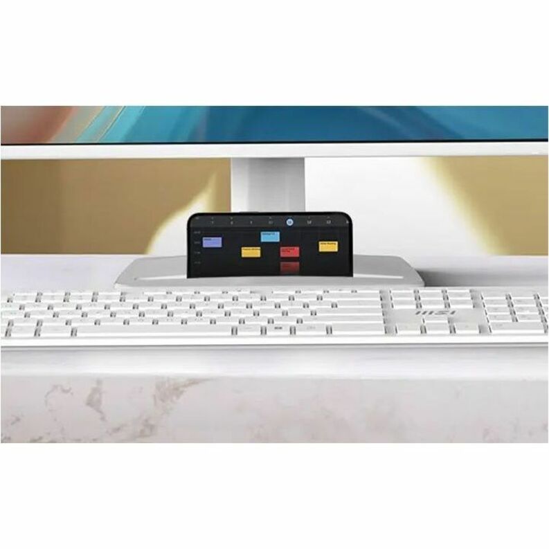 Alternate-Image4 Image for MSI PRO MP243W E14 - PRO MP243WE14 - Business Productivity Monitor White - 23.8" IPS FHD 144Hz Adaptive-Sync Display - HDMI - VGA