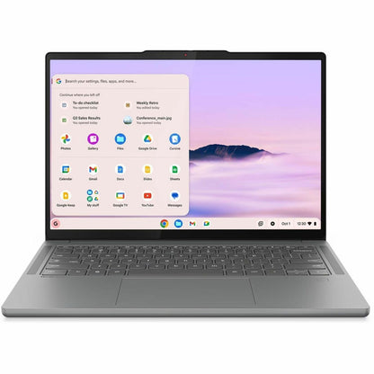 Main Image for Lenovo Chromebook Plus 83MW000HUS 14" Chromebook - WUXGA - 60 Hz - Octa-core (ARM Cortex X925 + Cortex X4) - 12 GB - 128 GB Flash Memory - English Keyboard - Luna Gray