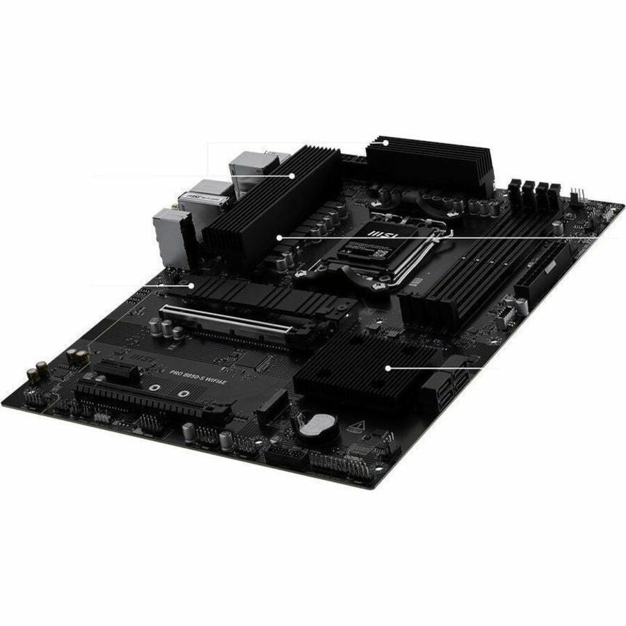 Alternate-Image5 Image for MSI B850-S WIFI6E Gaming Desktop Motherboard - AMD B850 Chipset - Socket AM5 - ATX