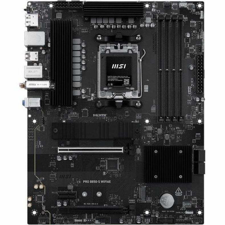Alternate-Image1 Image for MSI B850-S WIFI6E Gaming Desktop Motherboard - AMD B850 Chipset - Socket AM5 - ATX