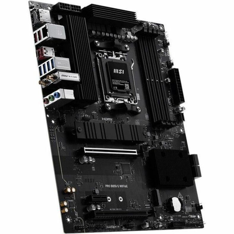 Alternate-Image2 Image for MSI B850-S WIFI6E Gaming Desktop Motherboard - AMD B850 Chipset - Socket AM5 - ATX