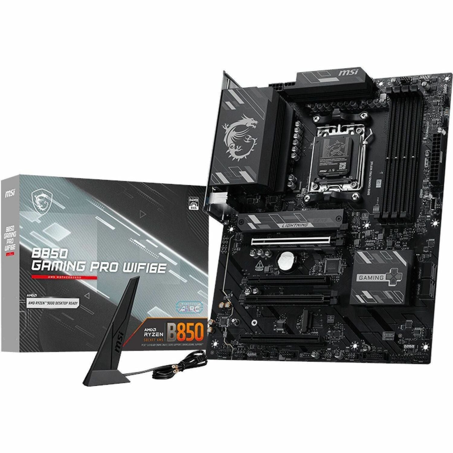 Main Image for MSI B850 GAMING PRO WIFI6E Gaming Desktop Motherboard - AMD B850 Chipset - Socket AM5 - ATX