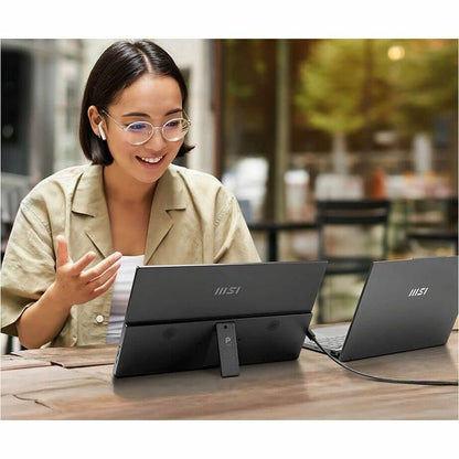 Alternate-Image4 Image for MSI Pro MP165 E6 16" Class Full HD LCD Monitor - 16:9 - Matte Black