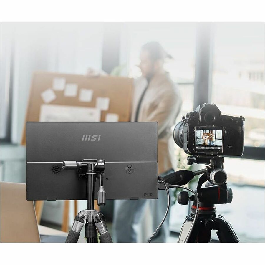 Alternate-Image5 Image for MSI Pro MP165 E6 16" Class Full HD LCD Monitor - 16:9 - Matte Black