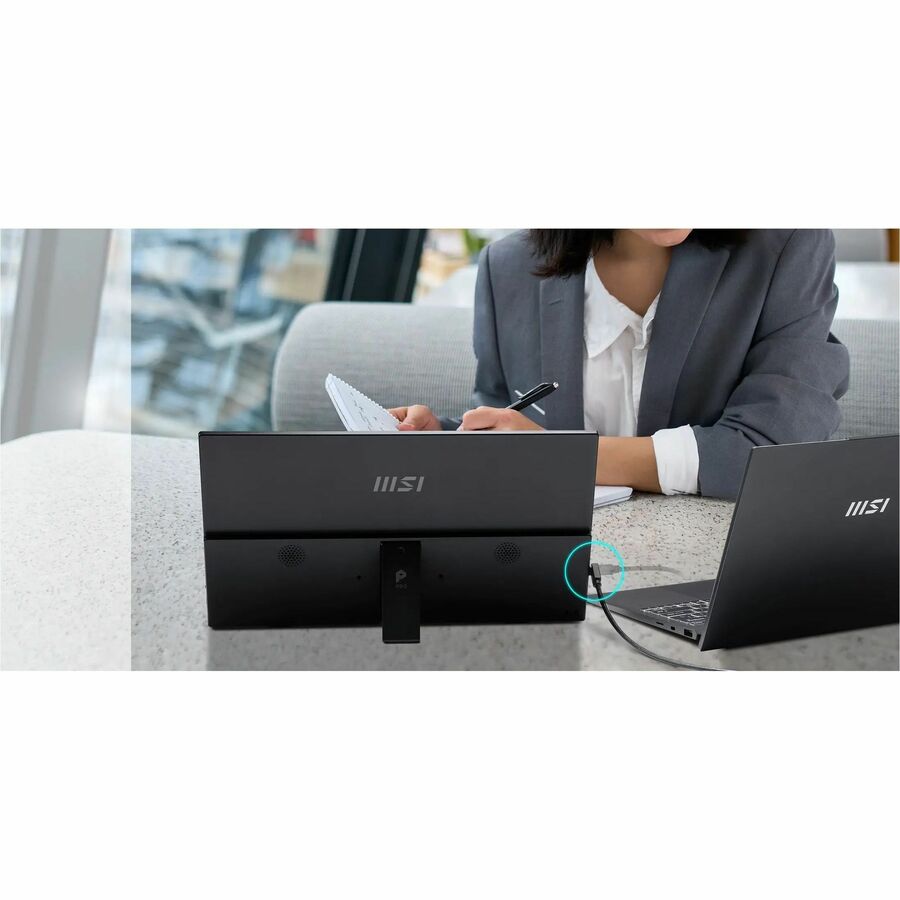 Alternate-Image10 Image for MSI Pro MP165 E6 16" Class Full HD LCD Monitor - 16:9 - Matte Black