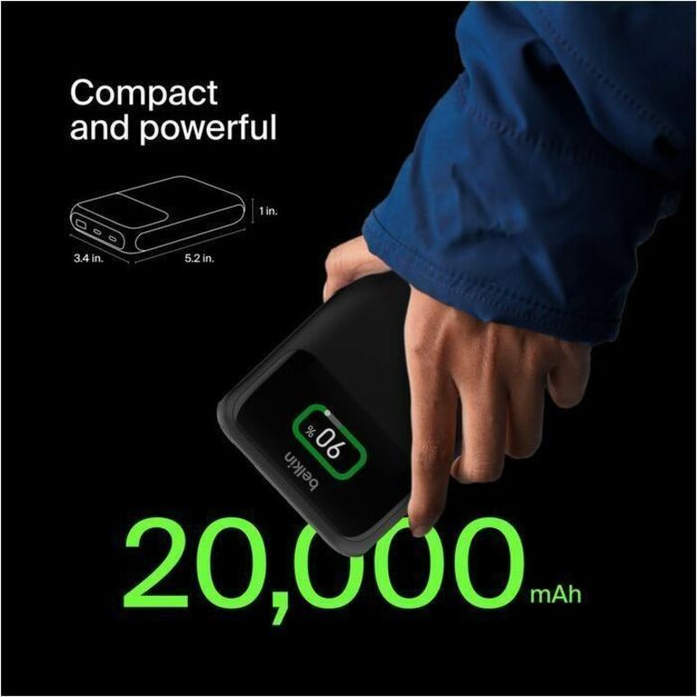 Alternate-Image7 Image for Belkin BoostCharge Pro 3-Port Laptop Power Bank 20K