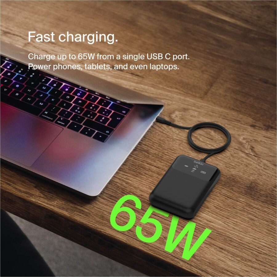 Alternate-Image6 Image for Belkin BoostCharge Pro 3-Port Laptop Power Bank 20K