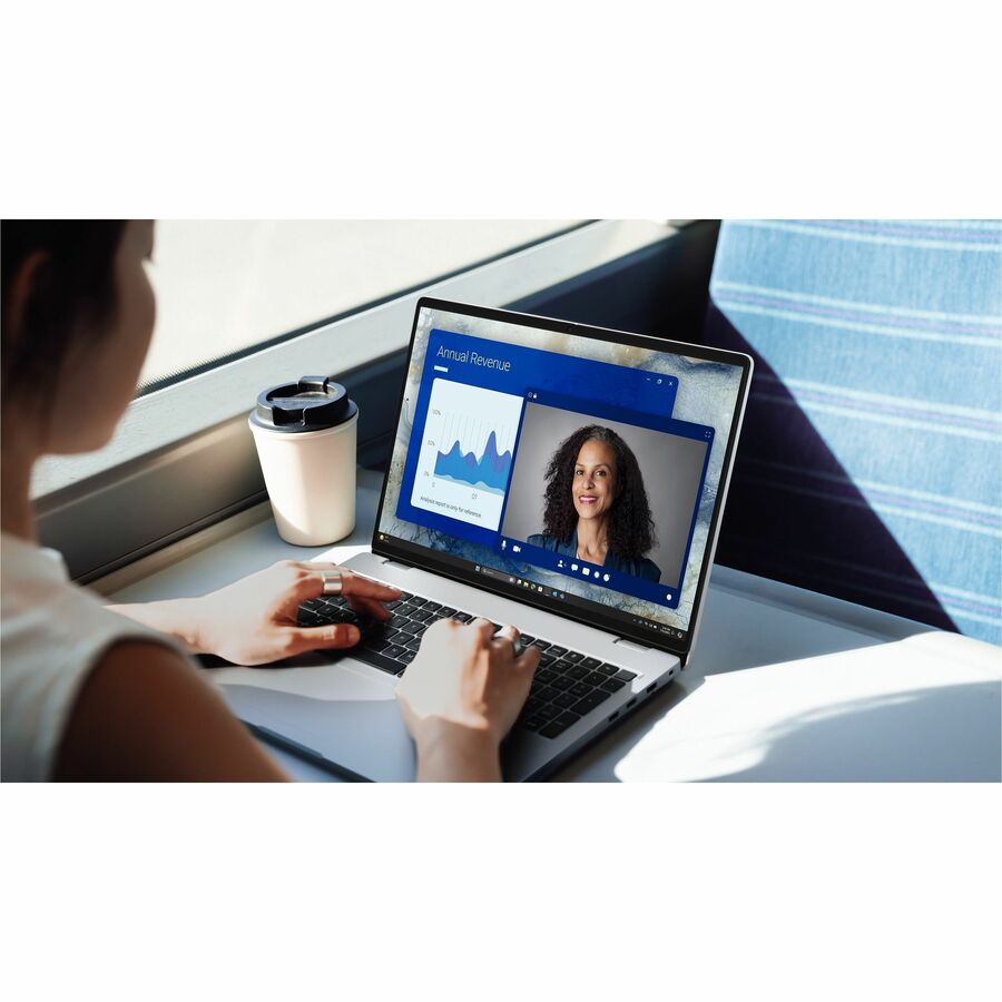 Life-Style Image for Dell Pro 16 PC16250 16" Touchscreen Notebook - Full HD Plus - 60 Hz - Intel Core Ultra 5 235U - vPro Technology - 16 GB - 256 GB SSD - English (US) Keyboard - Smart Card Reader - Platinum Silver