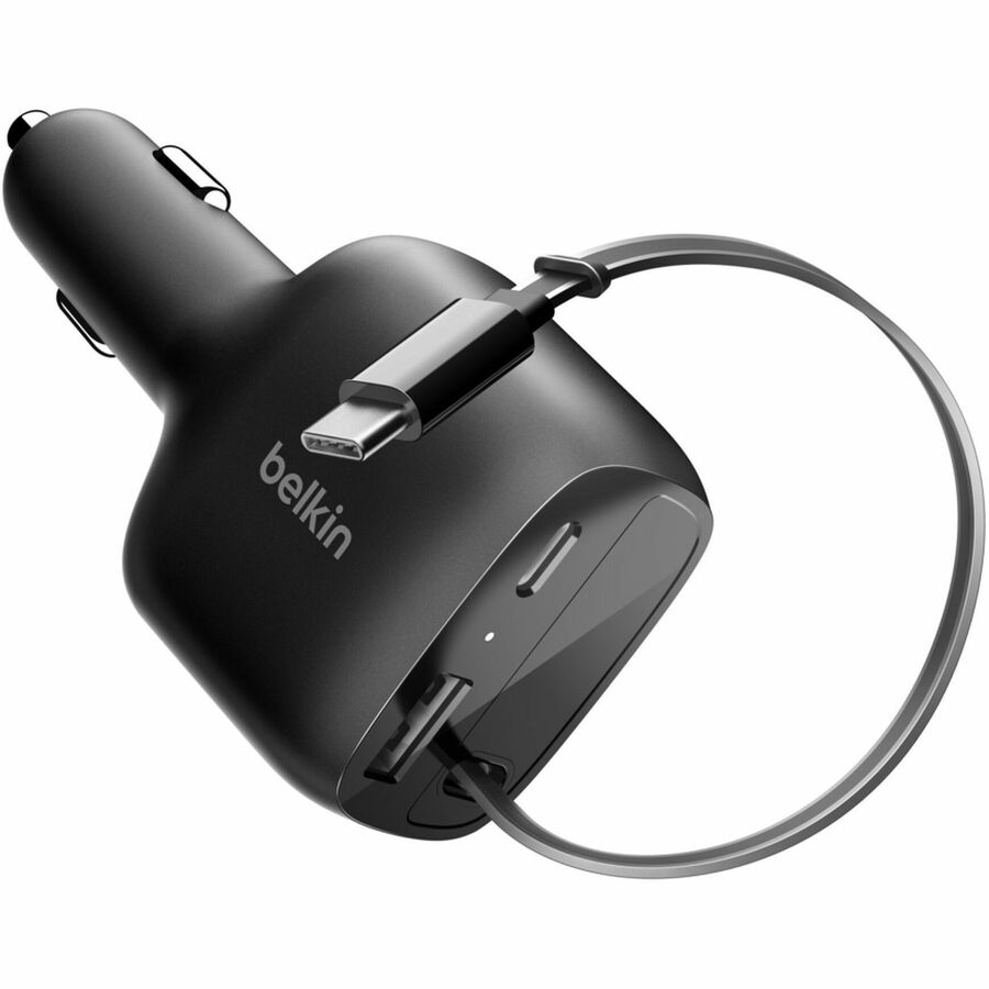Alternate-Image1 Image for Belkin BoostCharge Retractable Car Charger 75W