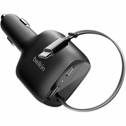 Alternate-Image1 Image for Belkin BoostCharge Retractable Car Charger 75W