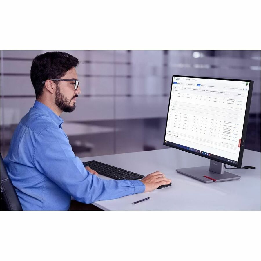 Alternate-Image10 Image for Lenovo ThinkVision P24Q-40 24" Class WQHD LED Monitor - 16:9 - Raven Black