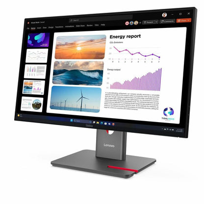 Alternate-Image1 Image for Lenovo ThinkVision P24Q-40 24" Class WQHD LED Monitor - 16:9 - Raven Black