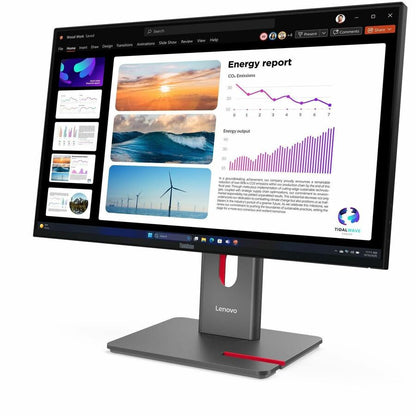 Alternate-Image2 Image for Lenovo ThinkVision P24Q-40 24" Class WQHD LED Monitor - 16:9 - Raven Black