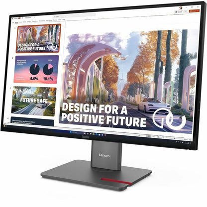 Alternate-Image4 Image for Lenovo ThinkVision P27QD-40 27" Class WQHD LED Monitor - 16:9 - Raven Black