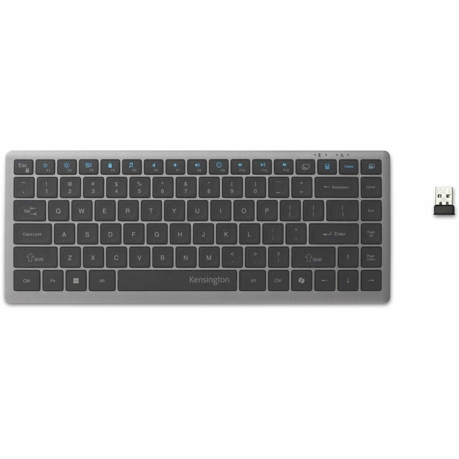 Top Image for Kensington KB435 EQ Rechargeable Multi-Device Compact Keyboard